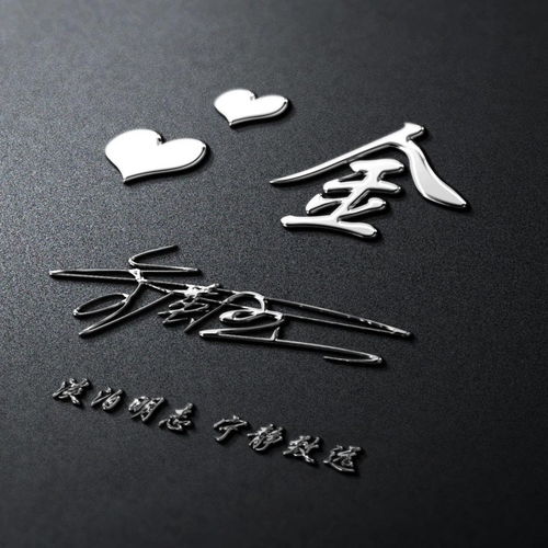  你应该换一换头像了,66张金属质感特效姓氏头像,赶快领取你的