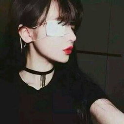 黑色霸气女生头像非主流美女头像