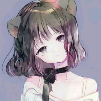  动漫女生头像唯美可爱风