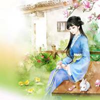  古典卡通美女头像呆萌经典古典古风美女头像图