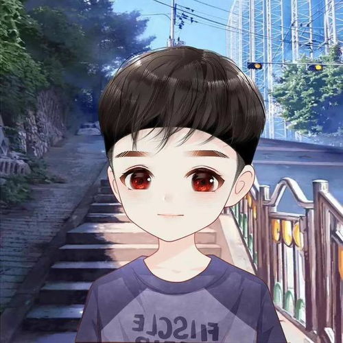 阳光帅气卡通男生头像