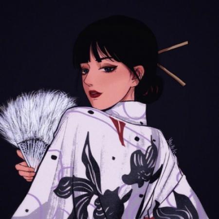 头像女生简单气质动漫