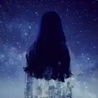 qq头像情侣背影星空背影