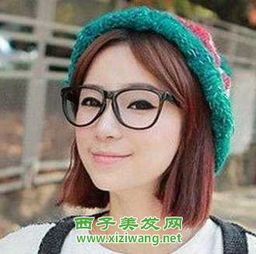  最新适合胖脸的短发发型设计