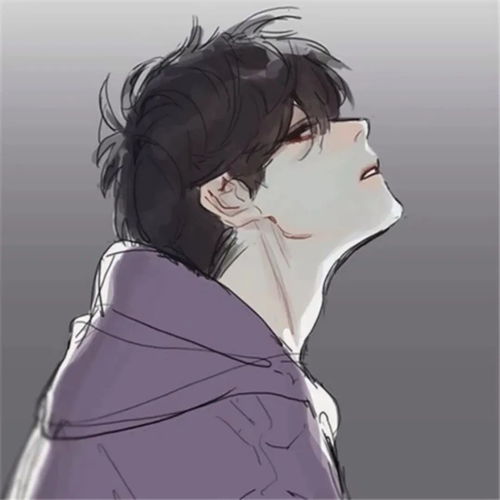 男生背影头像动漫头像
