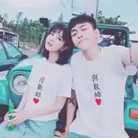  2021最火爆微信时髦范双人爱人头像