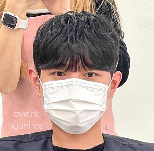  戴口罩专用男发