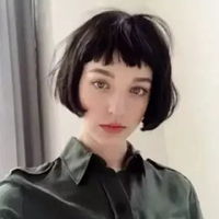  qq女生欧美范头像短发