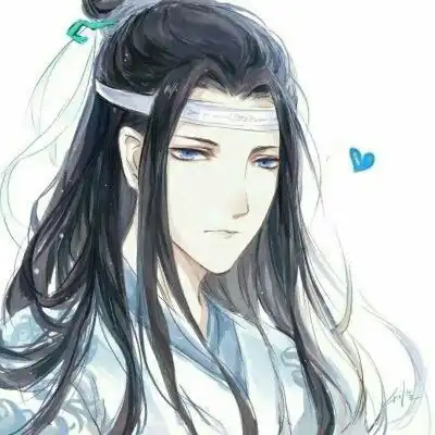  魔道祖师蓝忘机头像蓝忘机图片高清无水印