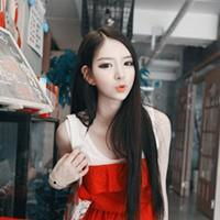  qq头像红衣美女女生小清新