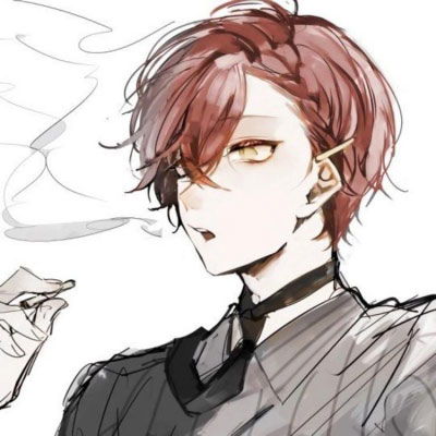  帅气撩人高冷动漫男头二次元高冷侧脸男头像