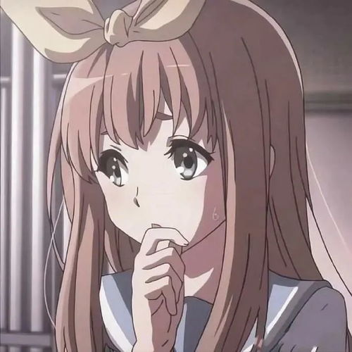  女生头像呆萌