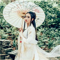  古风女子图片执伞,古风红衣女子图片头像大全