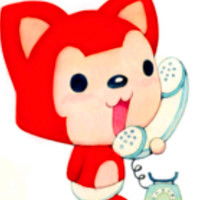 红色女生头像小狐狸
