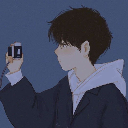 唯美男生头像动漫