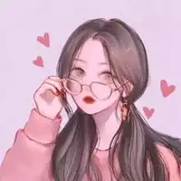  手绘清新风格女孩图片手绘文艺小清新风女孩图片