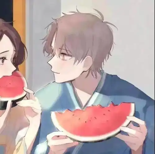  超甜二次元动漫接吻情头你永远是我的特例