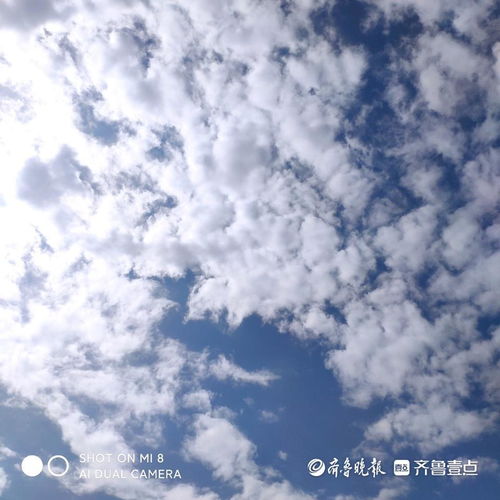  超美雨后初霁,济南治愈系蓝天白云上线,壹粉分享泉城蓝