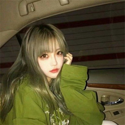  个性唯美森系绿色系头像女生,单纯如初爱的就是这样的