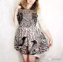  刻纸华丽裙摆间的诗意与浪漫阳光之美教育
