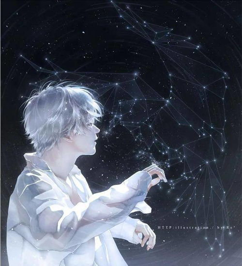  插画丨空灵唯美的天使少年美到让人忘了呼吸