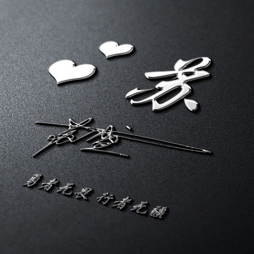  让您拥有个性大方的微信头像,39张高清精致3d签名头像,值得拥有