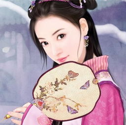  水彩教程绘制古风团扇