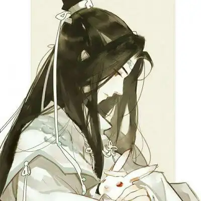  蓝忘机头像帅气高清魔道祖师蓝忘机图片