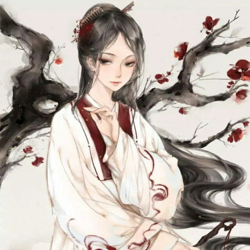 卡通头像女生古风
