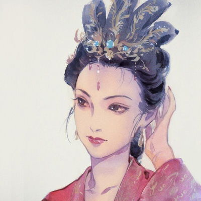  冷酷动漫头像女生图片霸气黑暗系古风头像