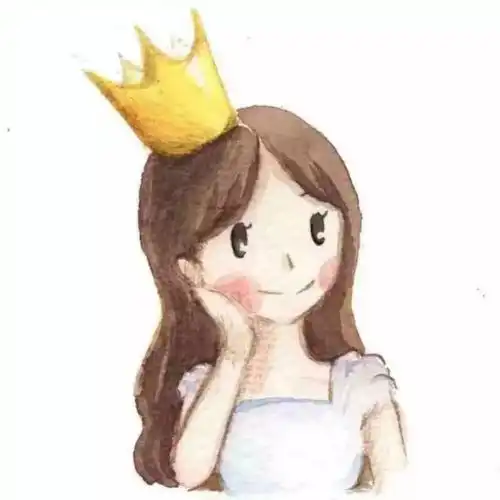 手绘情侣头像简单清新愿