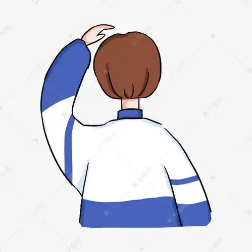  情侣头像男生头像背影校服比心卡通简约素材图片免费下载千库网