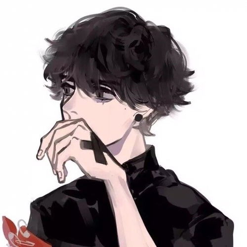头像动漫男生冷酷帅气的