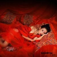  古风女生红装头像真人版微信头像图片大全