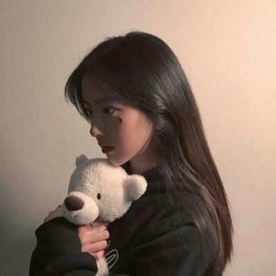  女生头像伤感孤独侧面侧颜气质美女图片头像