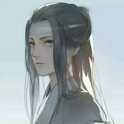  蓝忘机头像帅气高清魔道祖师蓝忘机图片