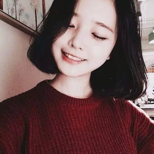 女生头像小清新短发