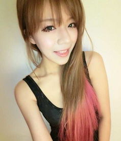  最fashion绚丽渐变色头发图片