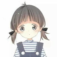  长发小女生穿背带裤卡通头像微信头像图片大全