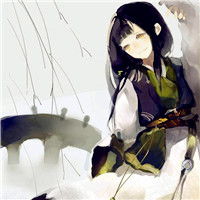  手绘古风少女头像唯美带着那一点的清新甜美感