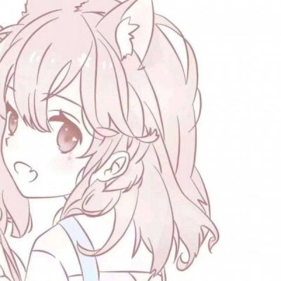  少女心动漫头像二次元萝莉头像粉色系