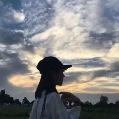 唯美背影情侣头像