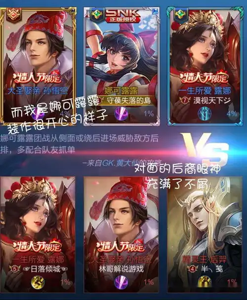  王者荣耀单身召唤师情人节上线,惨遭悟空露娜情侣皮肤暴击伤害