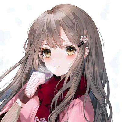  抖音女生最火卡通萌萌哒撩汉头像性感长发吊带小蛮腰吸粉无数