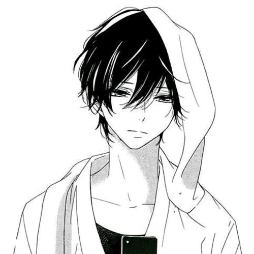  动漫男生头像自己买花,自己长大腾讯新闻