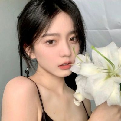 真人女头ins风女生小清新意境