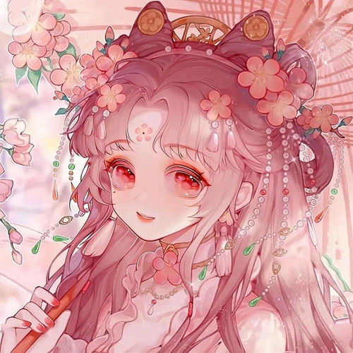  女生头像手绘古风动漫女生头像