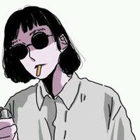  戴墨镜叼烟的女生头像微信头像图片大全