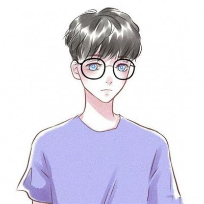  手绘真人情侣头像一对两张,生命中最美的亮点就是你