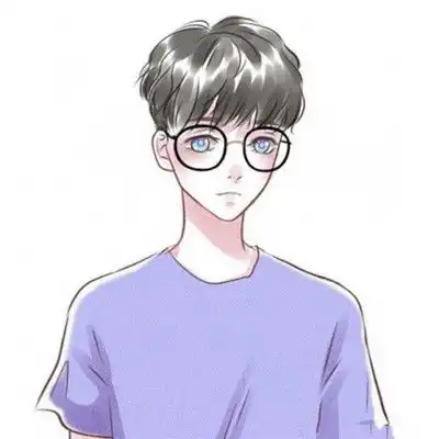  手绘真人情侣头像一对两张,生命中最美的亮点就是你
